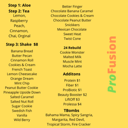 ProFusion - Menu