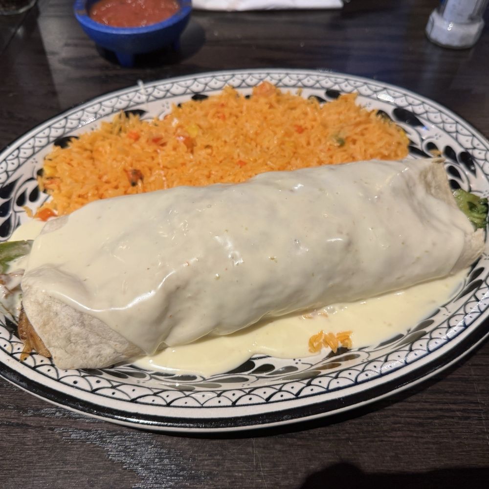 Steak fajita burrito