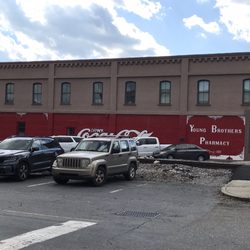City of Cartersville - Coca-Cola signs everywhere on buildings in Georgia "Home of coca-Cola"