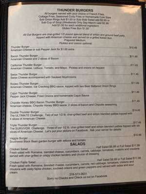 Menu photo 3 Ice Cracking Lodge Ponsford, MN Menu photo 3 Ice Cracking Lodge Ponsford, MN