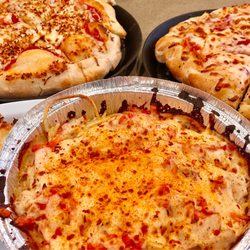 CHICKEN SOUTHWEST PASTA, 5-CHEESE & CHEESE PIZZA