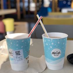 McDonald's - Hot chocolates.