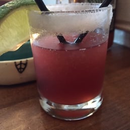 Strawberry margarita to 'try' for cinco de Mayo!  Making me reconsider my decision!