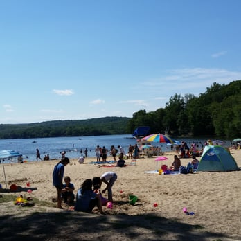 Swartswood State Park - Not crowded at all ! The Beach @ Swartswood. - Lakes Near Me - Newton, New Jersey