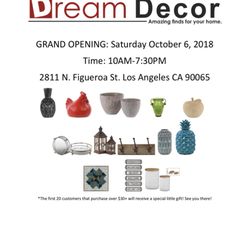 Dream Decor - Grand Opening!