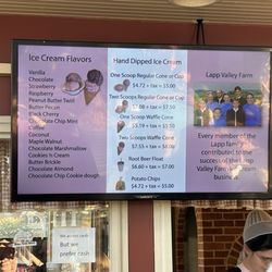 Lapp Valley Farms Ice Cream