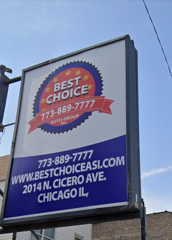 BEST CHOICE AUTO GROUP 2014 N Cicero Ave, Chicago, Illinois Used