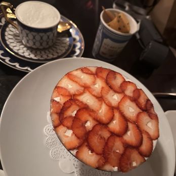 Rose's Luxury - Strawberry dessert and cornbread ice cream - New American Near Me - Washington, DC, District of Columbia