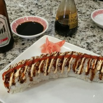 Cherry’s Nagani - a plate of sushi and a bottle of beer - Sushi Bars Near Me - Keizer, Oregon