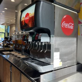 Maizal - a coca cola machine in a restaurant - Latin American Near Me - Washington, DC, District of Columbia