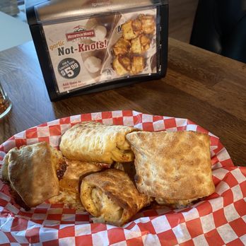 Mountain Mike's Pizza - Garlic knots that are not knots or garlic. - Pizza Near Me - Upland, California Mountain Mike's Pizza - Garlic knots that are not knots or garlic. - Pizza Near Me - Upland, California