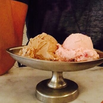 Aglamesis Bros - Coffee and fresh strawberry Ice Cream - Ice Cream & Frozen Yogurt Near Me - Cincinnati, Ohio