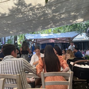 Mandolin Aegean Bistro - Outdoor setup - Mediterranean Near Me - Miami, Florida