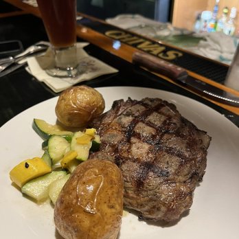 Alley Rose - Ribeye with potatoes and veg - New American Near Me - Kearney, Nebraska Alley Rose - Ribeye with potatoes and veg - New American Near Me - Kearney, Nebraska