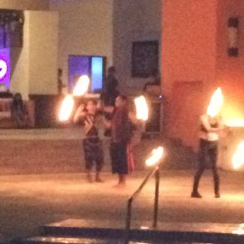 Sunscape Sabor - Day 2, fire throwing show - Resorts Near Me - Cozumel, ROO
