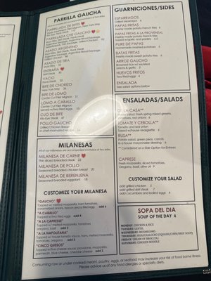 Menu photo 2 Che Gaucho Tomball, TX