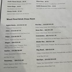 The Junction Restaurant - Menu