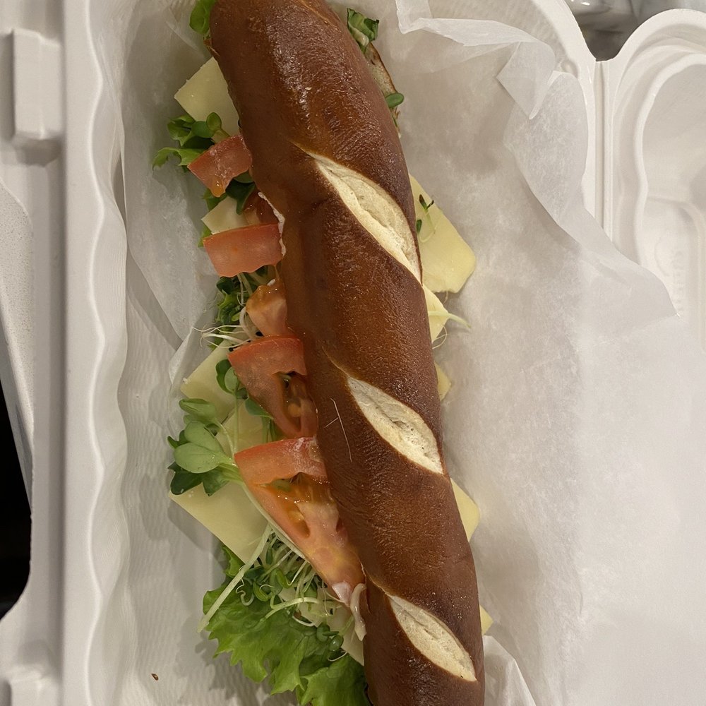 Martine's Fine Bake Shoppe - Gruyere On Pretzel Roll - beautiful and delicious! - Bakeries Near Me - Scarsdale, New York Martine's Fine Bake Shoppe - Gruyere On Pretzel Roll - beautiful and delicious! - Bakeries Near Me - Scarsdale, New York