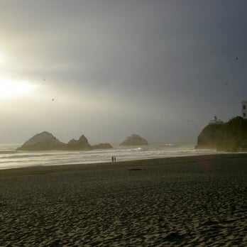 Ocean Beach - Towards Cliff House - Parks Near Me - San Francisco, California