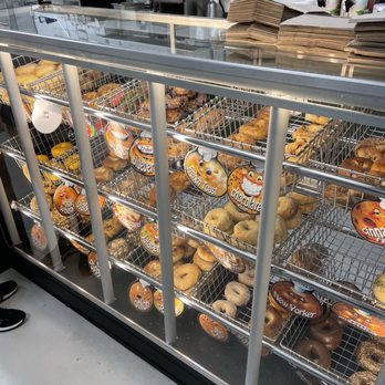 Deland Bagel  - onuts in a display case - Cafes Near Me - DeLand, Florida