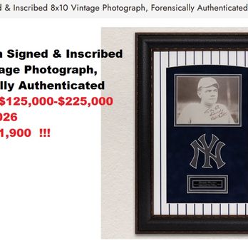Dalshire International - BABE RUTH SCAM: ANOTHER Dalshire Scam Special - DECEIVING EXAGGERATED VALUE - DISPROPORTIONATELY VERY LOW SELLING PRICE - Auction Houses Near Me - Carrollton, Texas Dalshire International - BABE RUTH SCAM: ANOTHER Dalshire Scam Special - DECEIVING EXAGGERATED VALUE - DISPROPORTIONATELY VERY LOW SELLING PRICE - Auction Houses Near Me - Carrollton, Texas