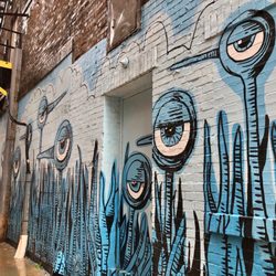 The Blue Birds - The Blue Birds mural by Bryan Ballinger