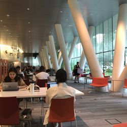 West End Neighborhood Library - Plenty of single and group seating options.