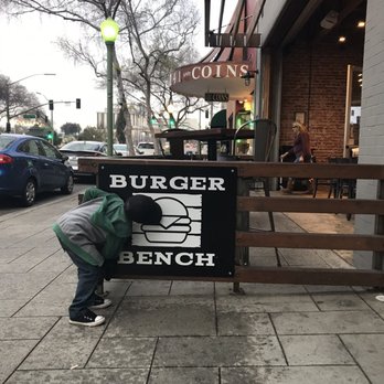 Burger Bench - Even the sign tastes good - American Near Me - Escondido, California