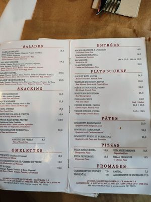 Menu photo 2 Le Castel Café Paris, 75