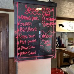 Gin House Barbeque - Today's specials