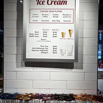Fannie May Fine Chocolates - a menu for ice cream - Chocolatiers & Shops Near Me - Chicago, Illinois