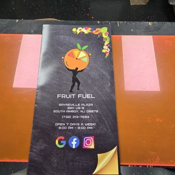 Fruit Fuel - Menu - Juice Bars & Smoothies Near Me - South Amboy, New Jersey Fruit Fuel - Menu - Juice Bars & Smoothies Near Me - South Amboy, New Jersey