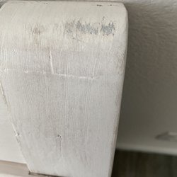 Conn's HomePlus - Headboard that was scratched.