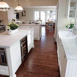 SunWest  General Contractors - Stained Oak Hardwood Floors