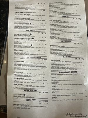 Menu photo 3 World of Beer Brandon, FL