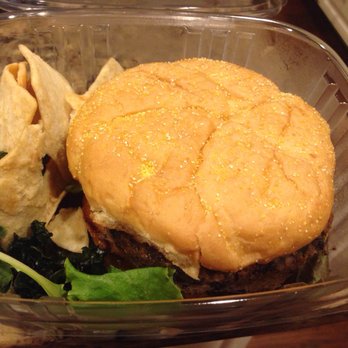 Cafe Stella - Black bean burger! The only vegan option they had on the menu from what I was told. - Coffee & Tea Near Me - Norfolk, Virginia