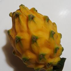 Jersey Fruits & Vegetables Market - Yellow Dragon Fruit (outside)