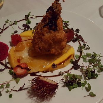 La Brochette Bistro Seafood and Grill - Goat cheese stuffed pear - French Near Me - Hollywood, Florida La Brochette Bistro Seafood and Grill - Goat cheese stuffed pear - French Near Me - Hollywood, Florida