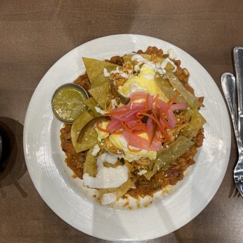 Hash Kitchen - Chicken Chilaquiles - Bars Near Me - Fort Worth, Texas