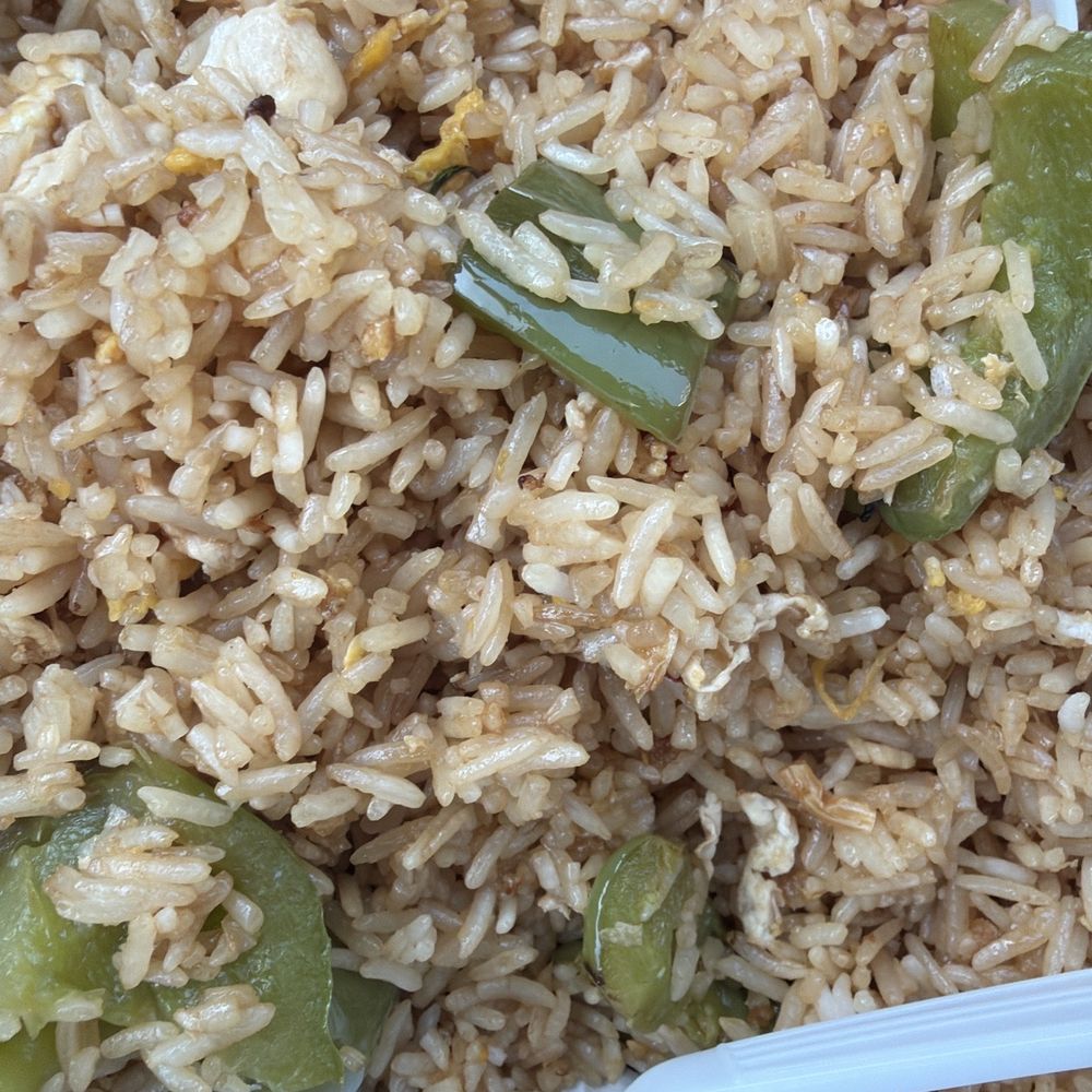 Basil fried rice very hard Basil fried rice very hard