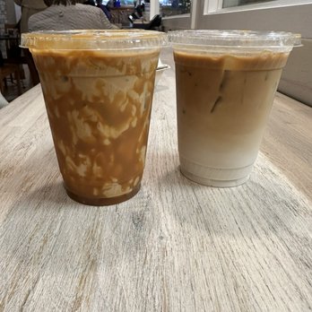 One House Bakery - Caramel latte & oat milk latte - Bakeries Near Me - Benicia, California
