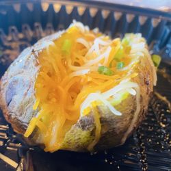 Hope Heroes Southern Kitchen - Loaded baked potato with the protein