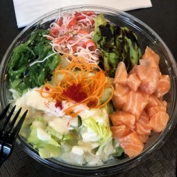 Raw Salmon Poke Bowl Raw Salmon Poke Bowl