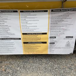 The menu The menu