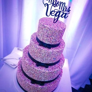 Cake Expressions - Sprinkle wedding cake - Bakeries Near Me - Santa Clara, California