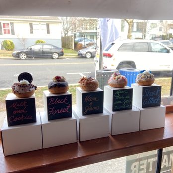 Purple Glaze Donuts - specials displayed - Donuts Near Me - Asbury Park, New Jersey