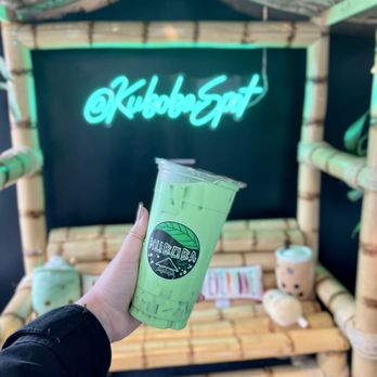 Kuboba Spot - Pandan drink with pandan jelly - Bubble Tea Near Me - Berkeley, California Kuboba Spot - Pandan drink with pandan jelly - Bubble Tea Near Me - Berkeley, California