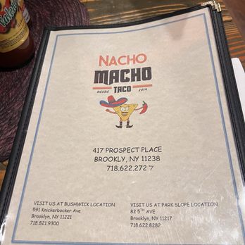 Nacho Macho Taco - Mexican Near Me - Crown Heights, New York