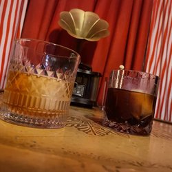 Lush Lounge - Aged Old Fashioned and the Blacklisted (truffle-infused scotch cocktail)