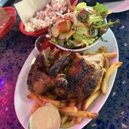 Peruvian spiced half chicken